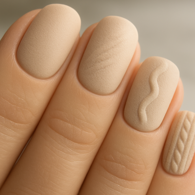 Stylish and Simple Winter Nail Trends 2024–2025: Short, Neutral, and Elegant Designs