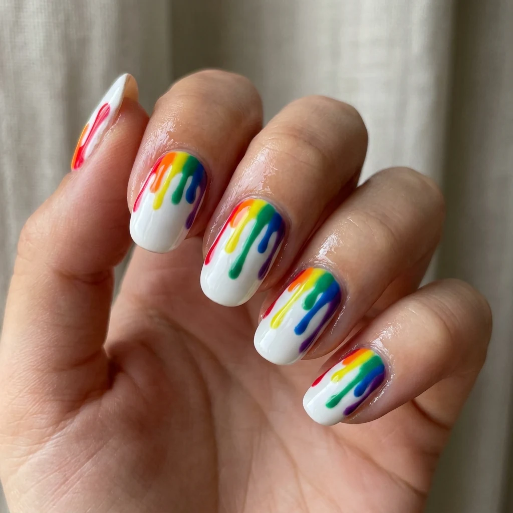 Rainbow Drip Delight