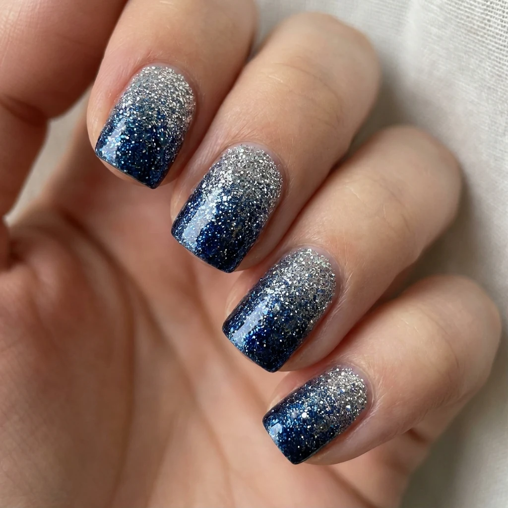 Ghostly Glitter Gradient