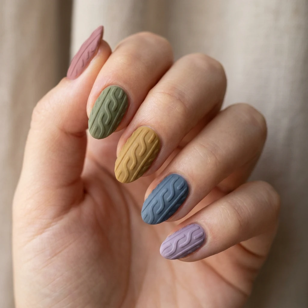 Muted Rainbow Knits