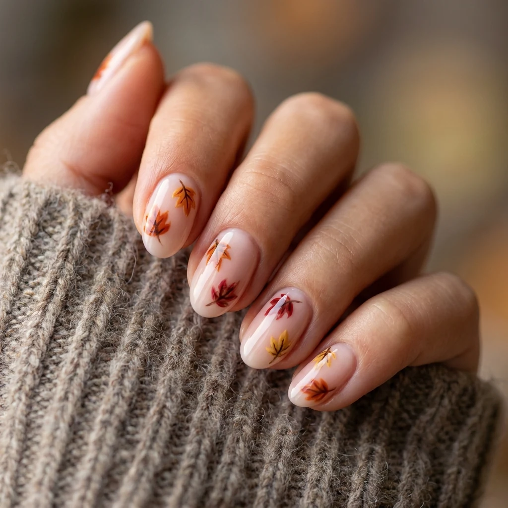 Blushing Autumn Leaves
